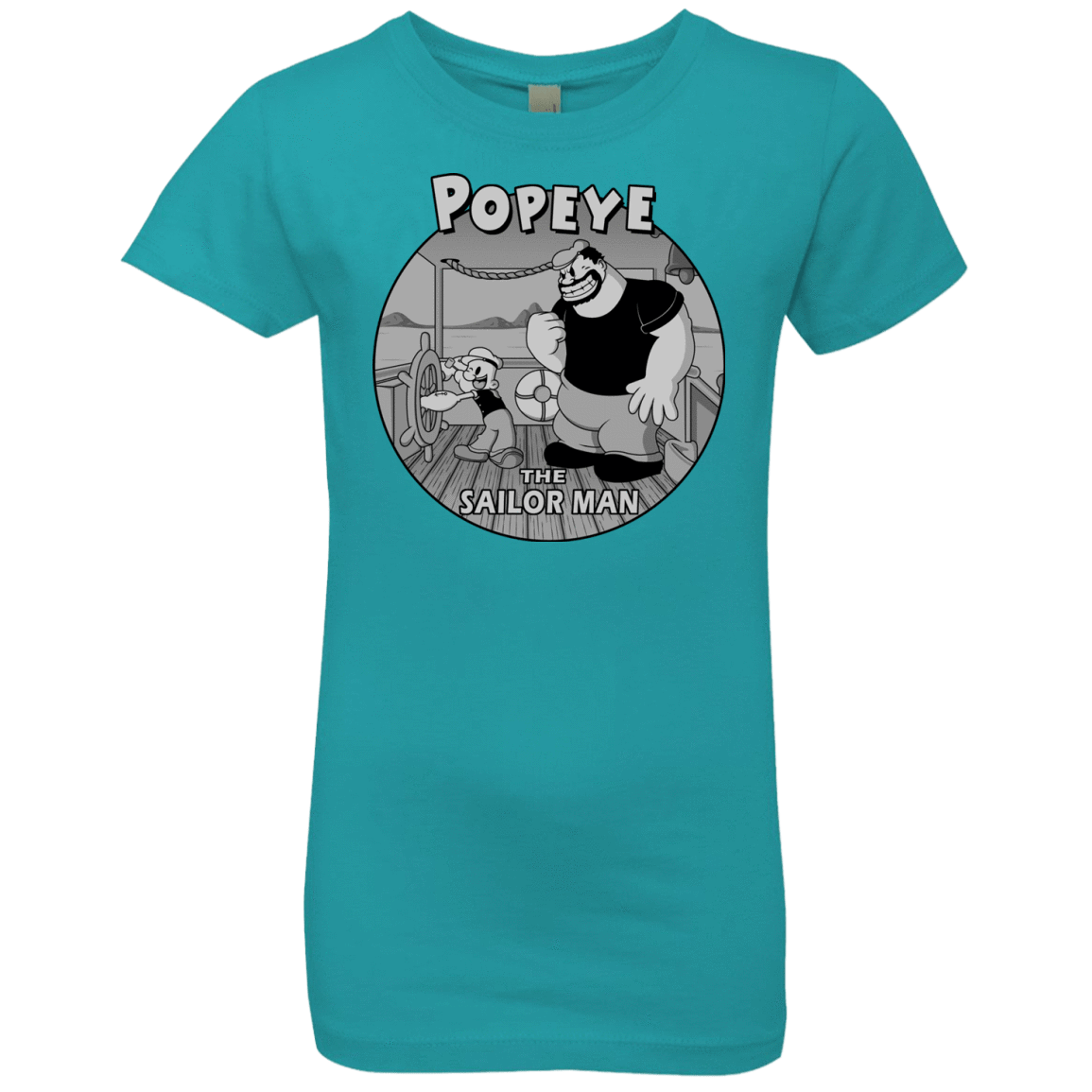 T-Shirts Tahiti Blue / YXS The Sailor Man Girls Premium T-Shirt