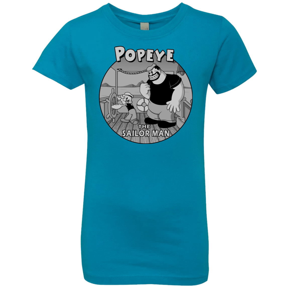 T-Shirts Turquoise / YXS The Sailor Man Girls Premium T-Shirt