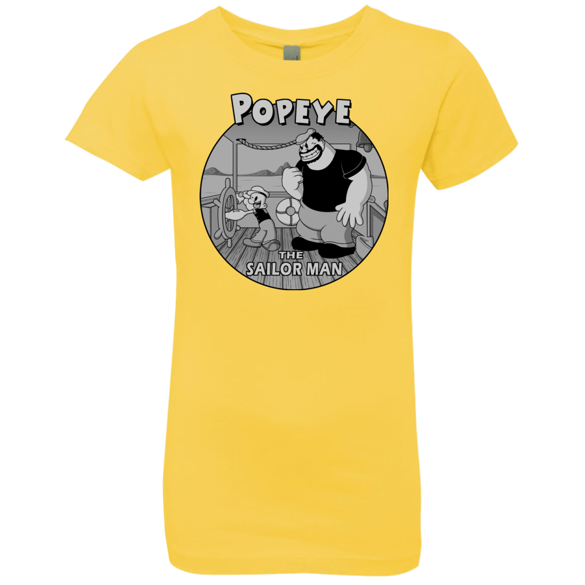 T-Shirts Vibrant Yellow / YXS The Sailor Man Girls Premium T-Shirt