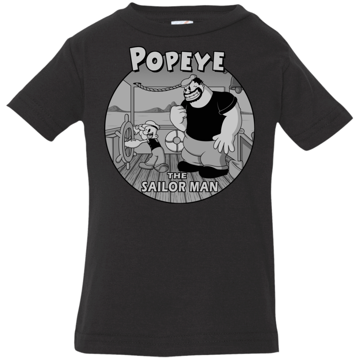 T-Shirts Black / 6 Months The Sailor Man Infant Premium T-Shirt