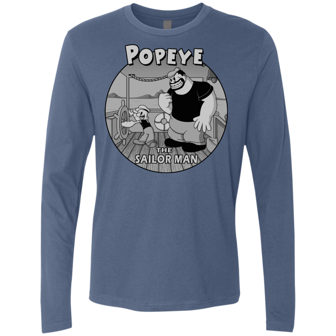 T-Shirts Indigo / S The Sailor Man Men's Premium Long Sleeve