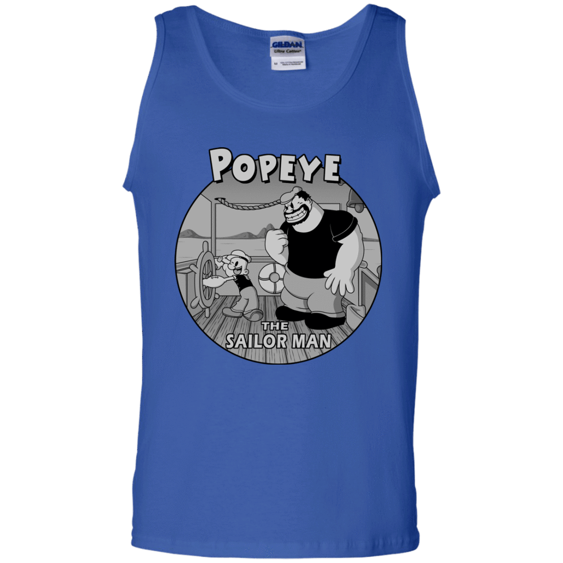 T-Shirts Royal / S The Sailor Man Men's Tank Top