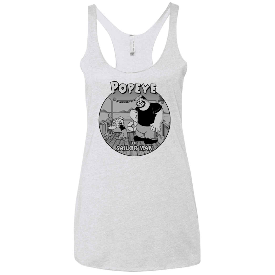 The Sailor Man Women's Triblend Racerback Tank