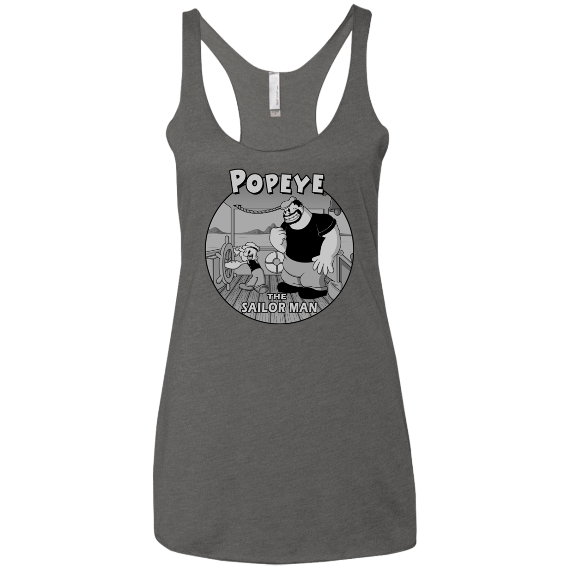The Sailor Man Women's Triblend Racerback Tank