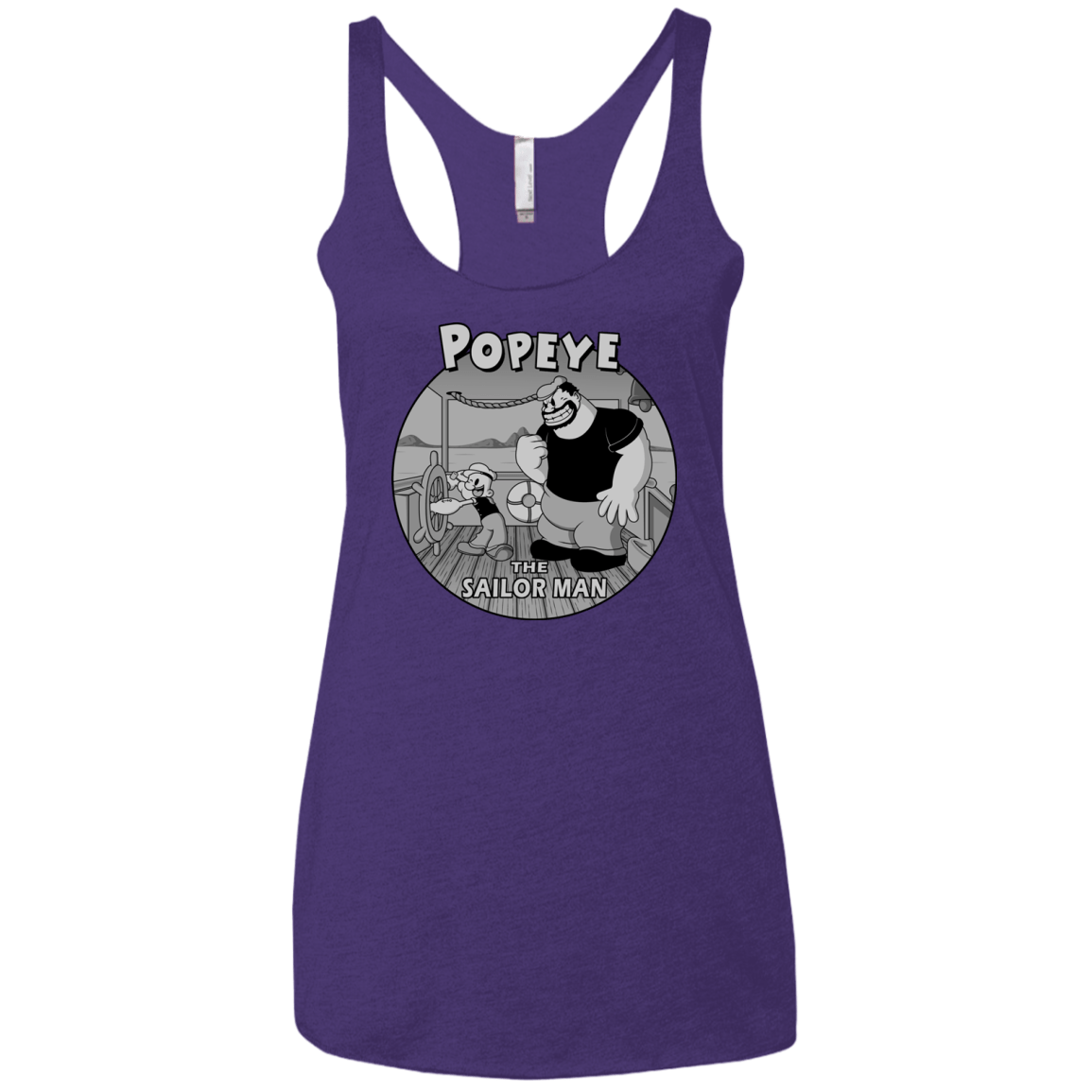 The Sailor Man Women's Triblend Racerback Tank