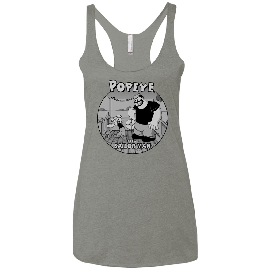 The Sailor Man Women's Triblend Racerback Tank