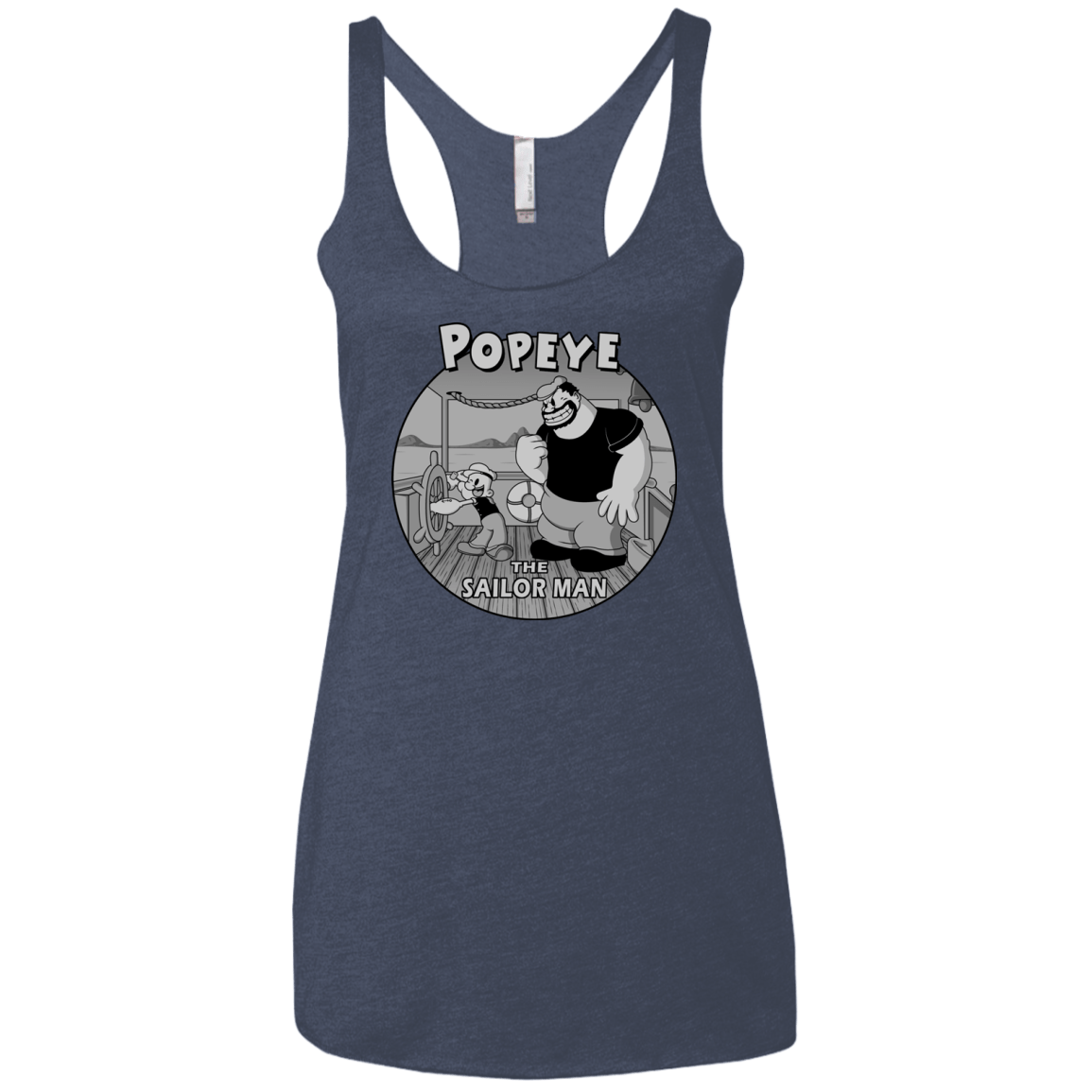The Sailor Man Women's Triblend Racerback Tank