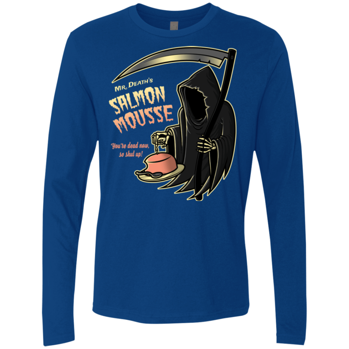 T-Shirts Royal / Small The Salmon Mousse Men's Premium Long Sleeve