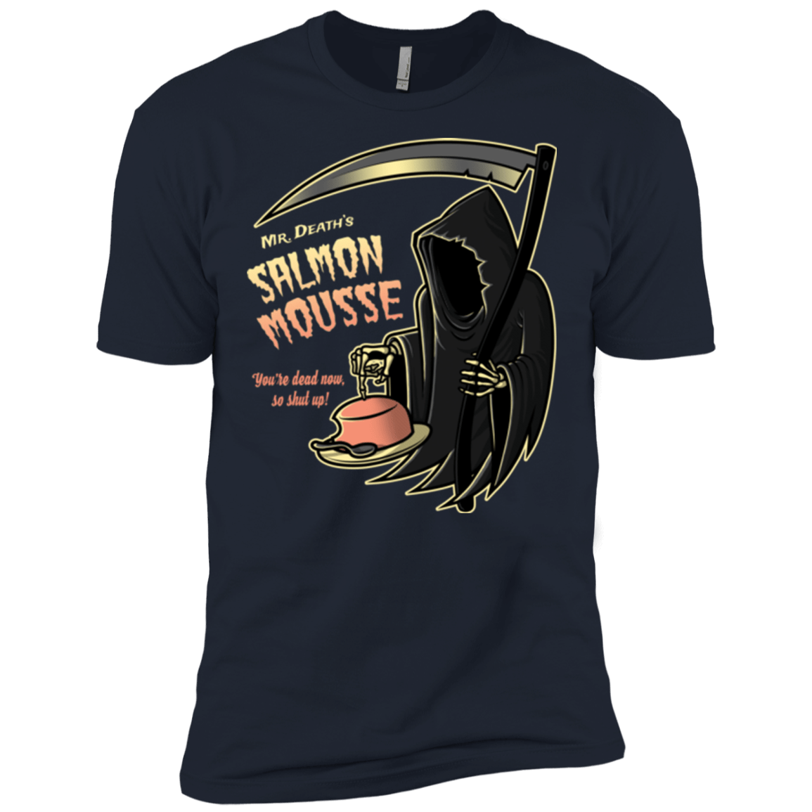 T-Shirts Midnight Navy / X-Small The Salmon Mousse Men's Premium T-Shirt