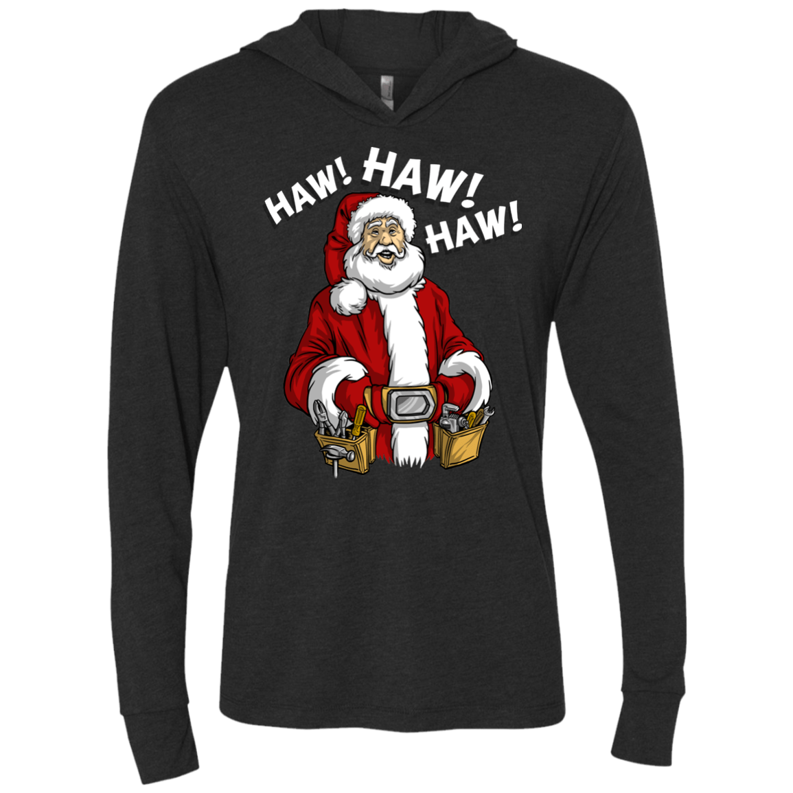 T-Shirts Vintage Black / X-Small The Santa Clause tool man Taylor Triblend Long Sleeve Hoodie Tee