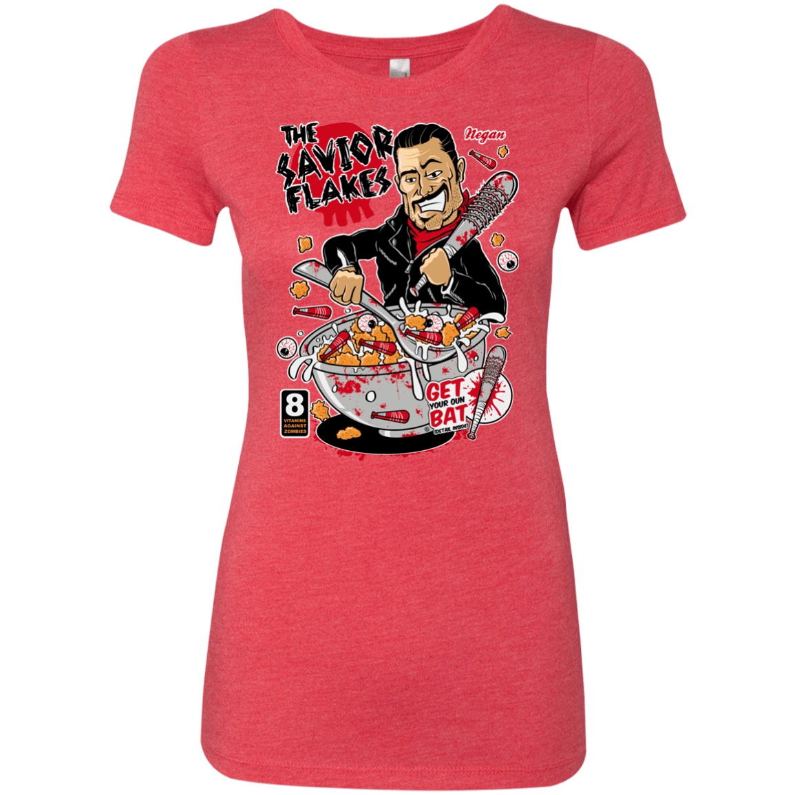 T-Shirts Vintage Red / S The Savior Flakes Women's Triblend T-Shirt