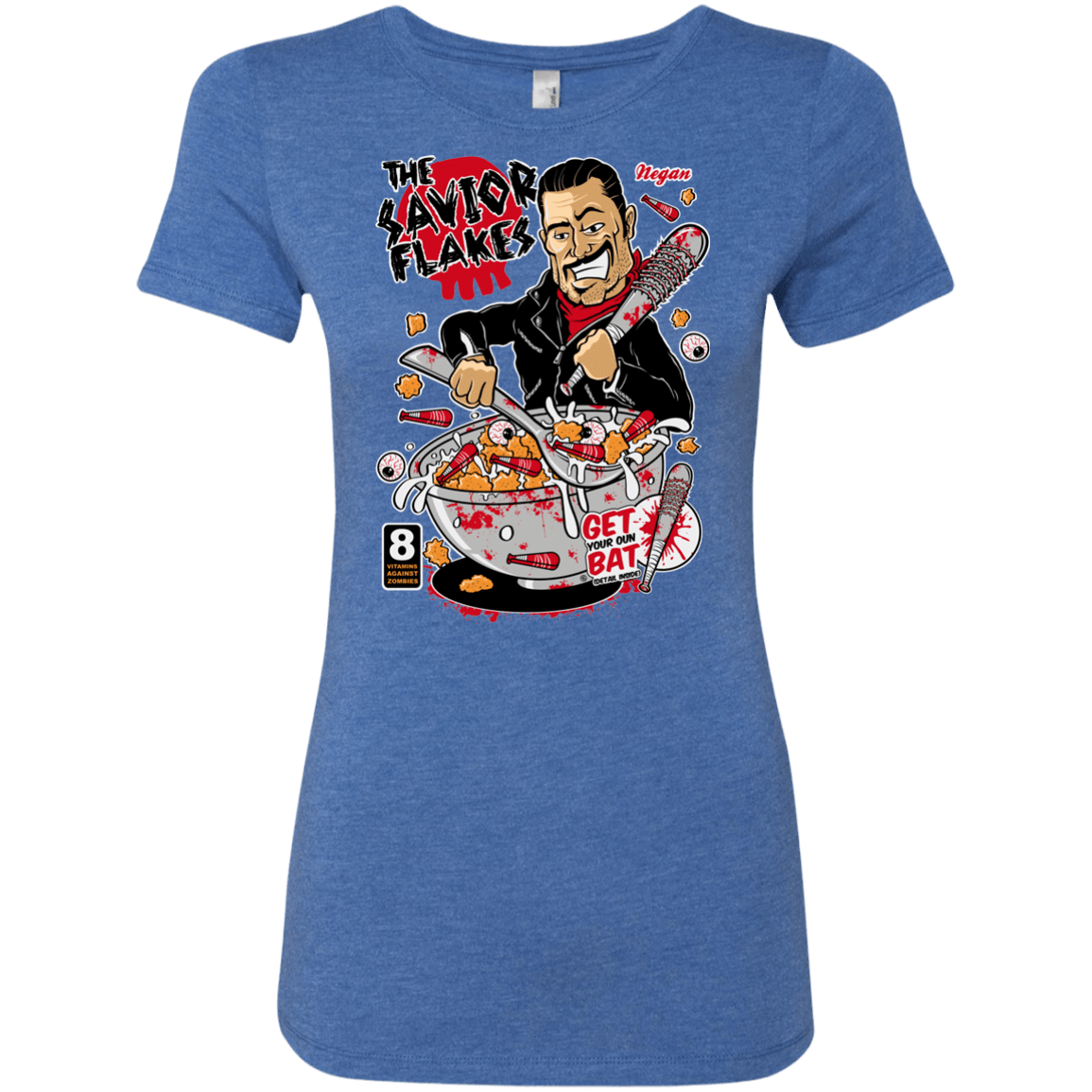 T-Shirts Vintage Royal / S The Savior Flakes Women's Triblend T-Shirt