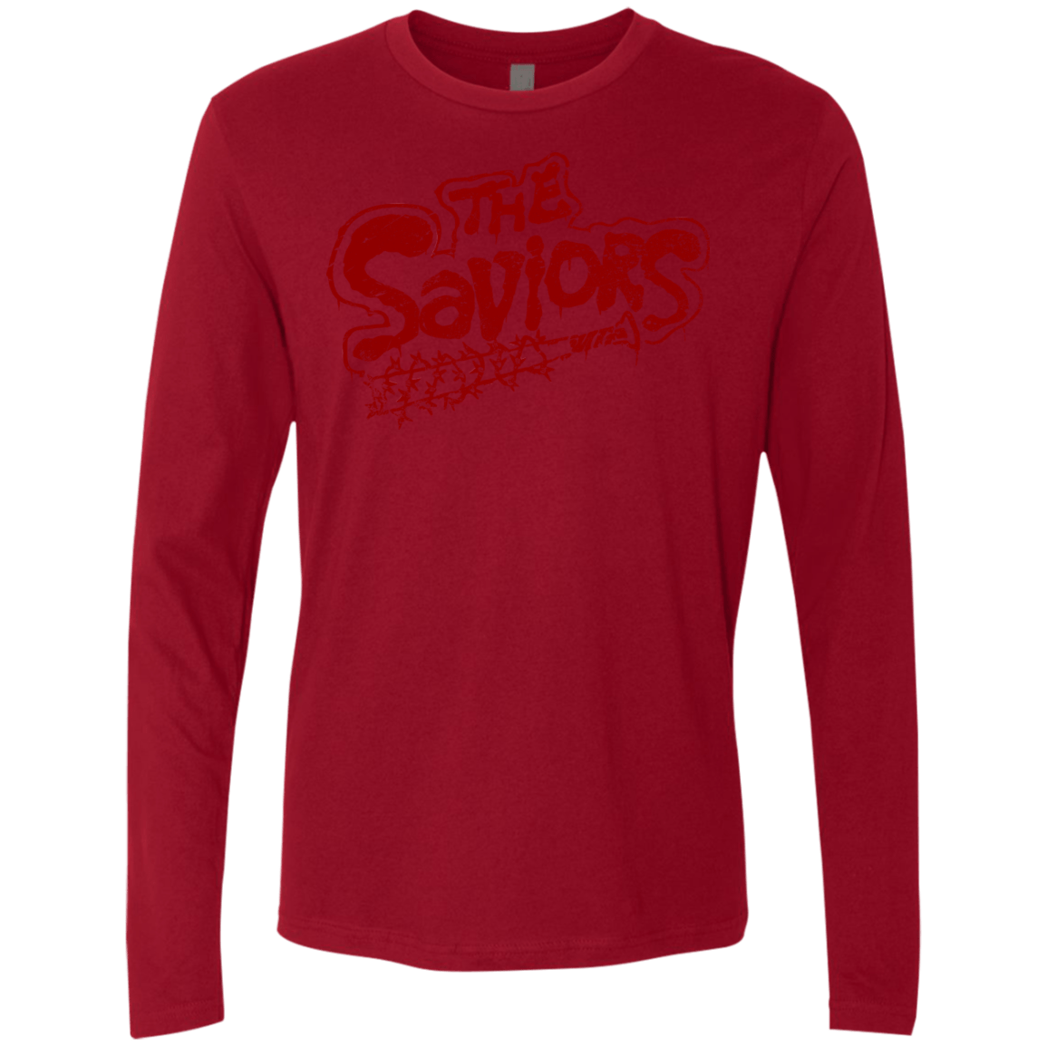 T-Shirts Cardinal / Small The Saviors Men's Premium Long Sleeve