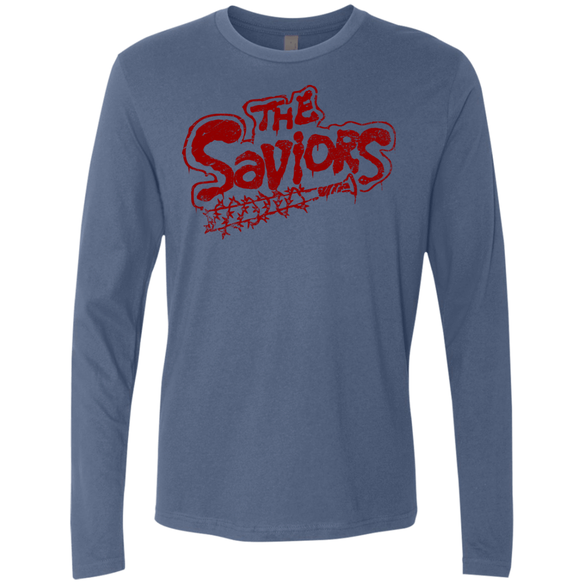 T-Shirts Indigo / Small The Saviors Men's Premium Long Sleeve