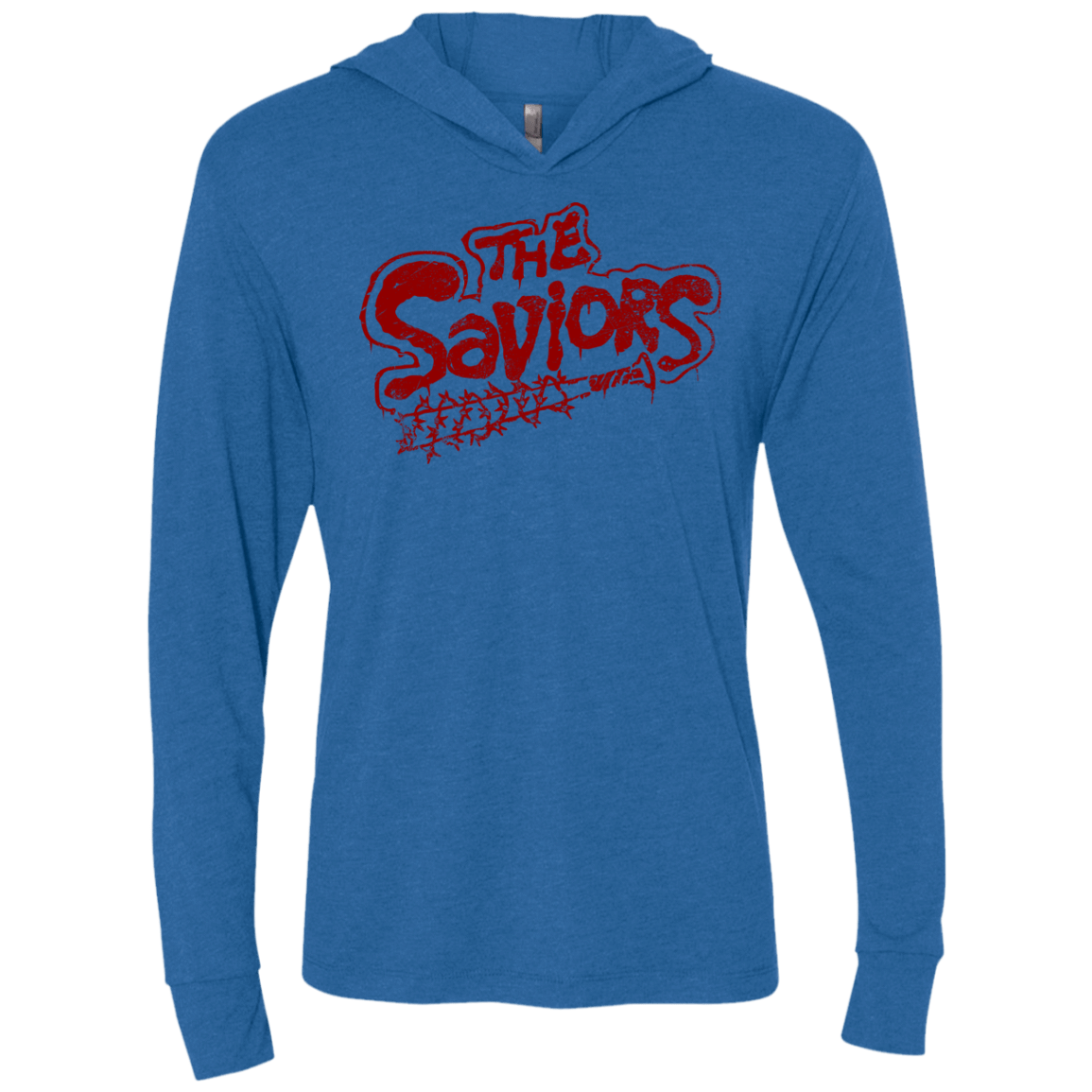 T-Shirts Vintage Royal / X-Small The Saviors Triblend Long Sleeve Hoodie Tee