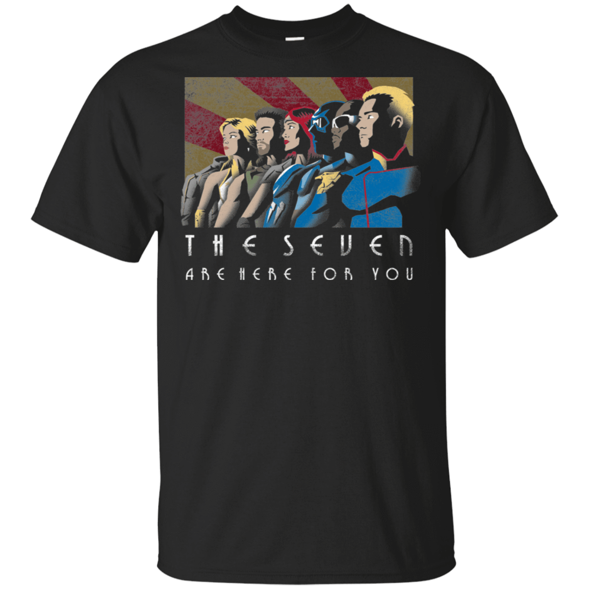 T-Shirts Black / S The Seven Vintage T-Shirt