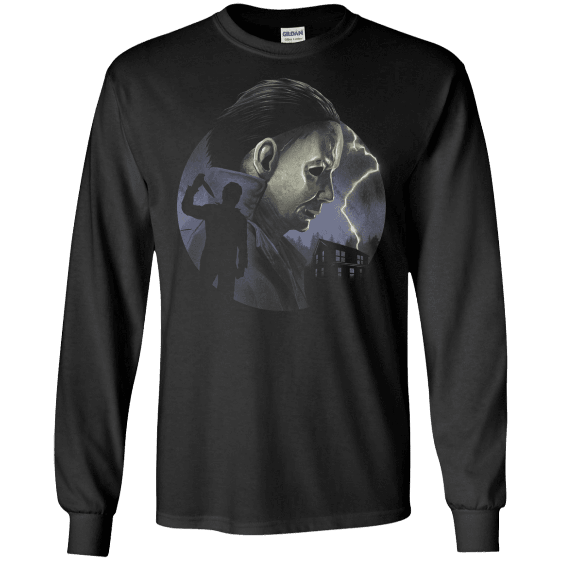 T-Shirts Black / S The Shaped Slasher Men's Long Sleeve T-Shirt