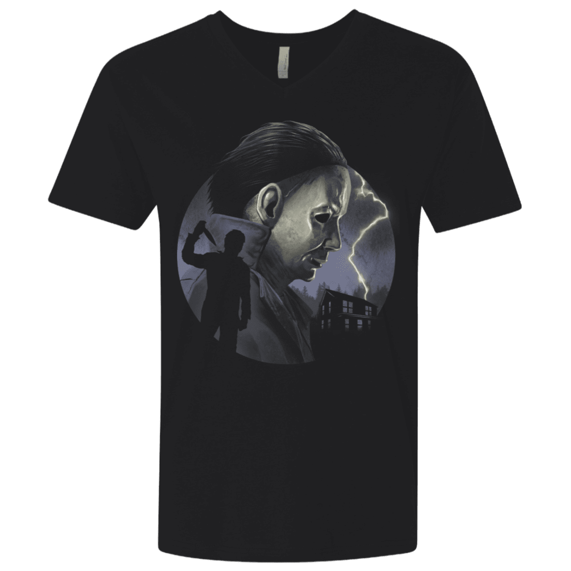 T-Shirts Black / X-Small The Shaped Slasher Men's Premium V-Neck