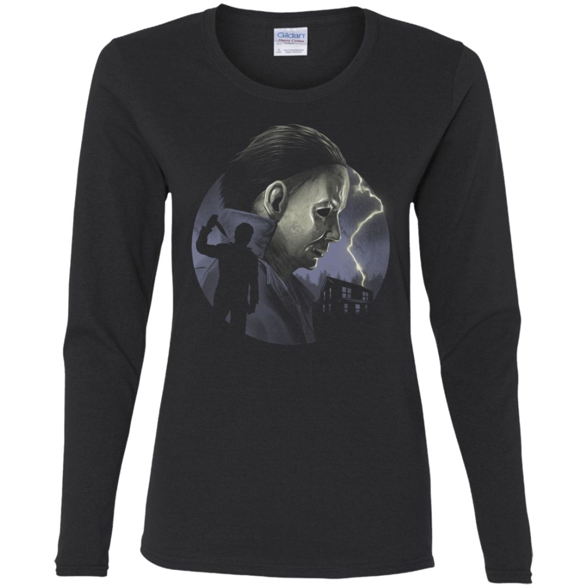 T-Shirts Black / S The Shaped Slasher Women's Long Sleeve T-Shirt