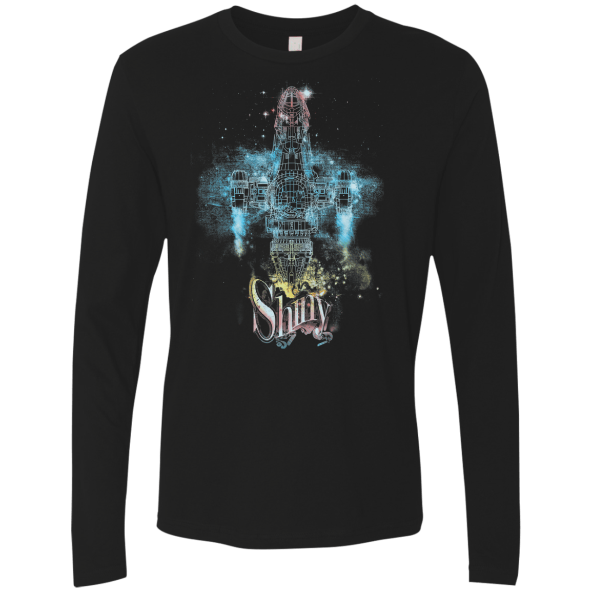 The Shiniest Spaceship Men's Premium Long Sleeve