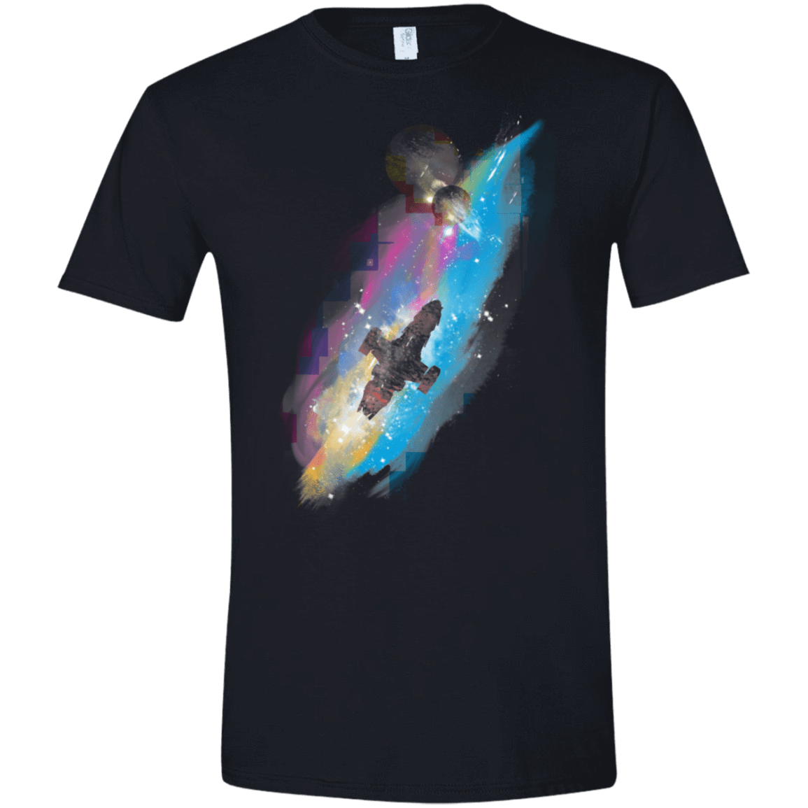 T-Shirts Black / X-Small The Shiny Men's Semi-Fitted Softstyle