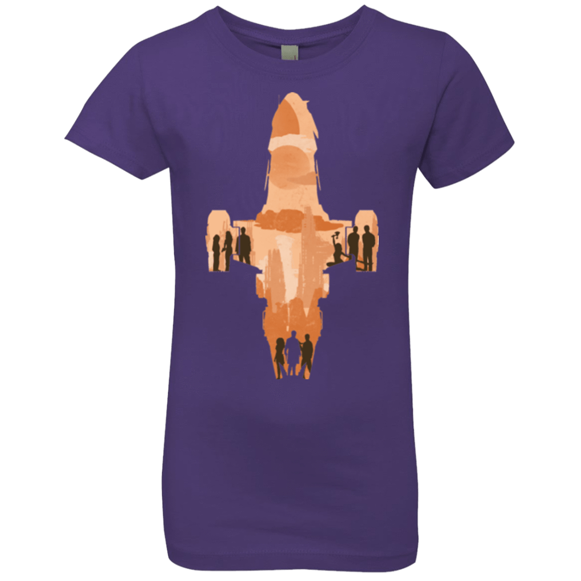 T-Shirts Purple Rush / YXS The Shiny Ship Girls Premium T-Shirt