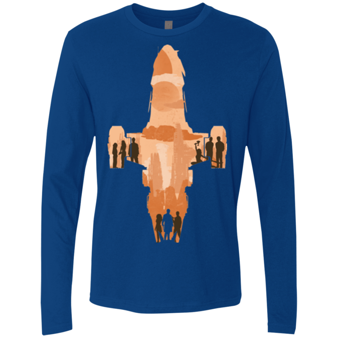 T-Shirts Royal / Small The Shiny Ship Men's Premium Long Sleeve