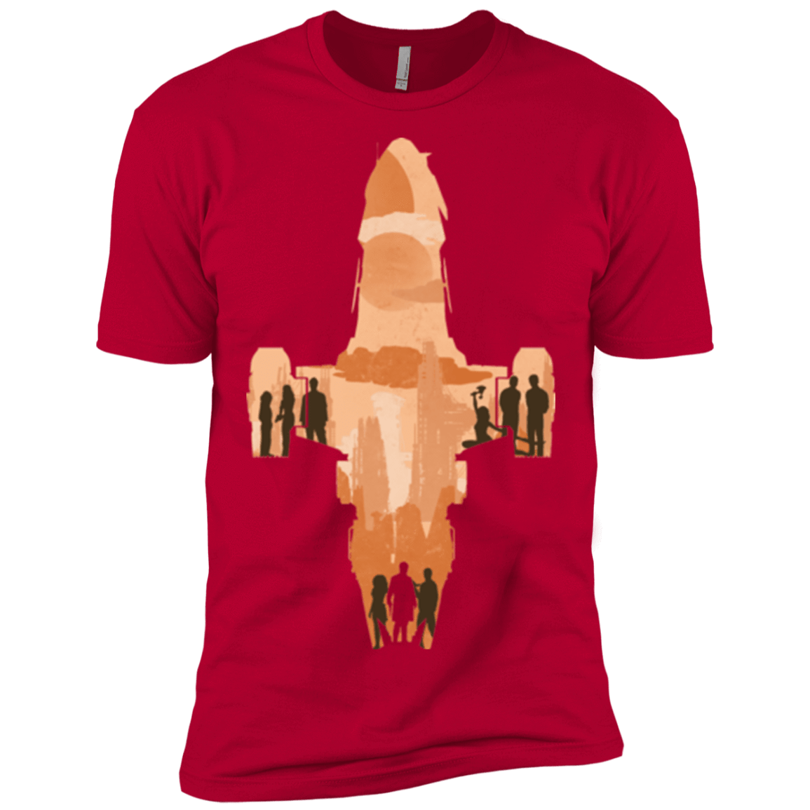 T-Shirts Red / X-Small The Shiny Ship Men's Premium T-Shirt