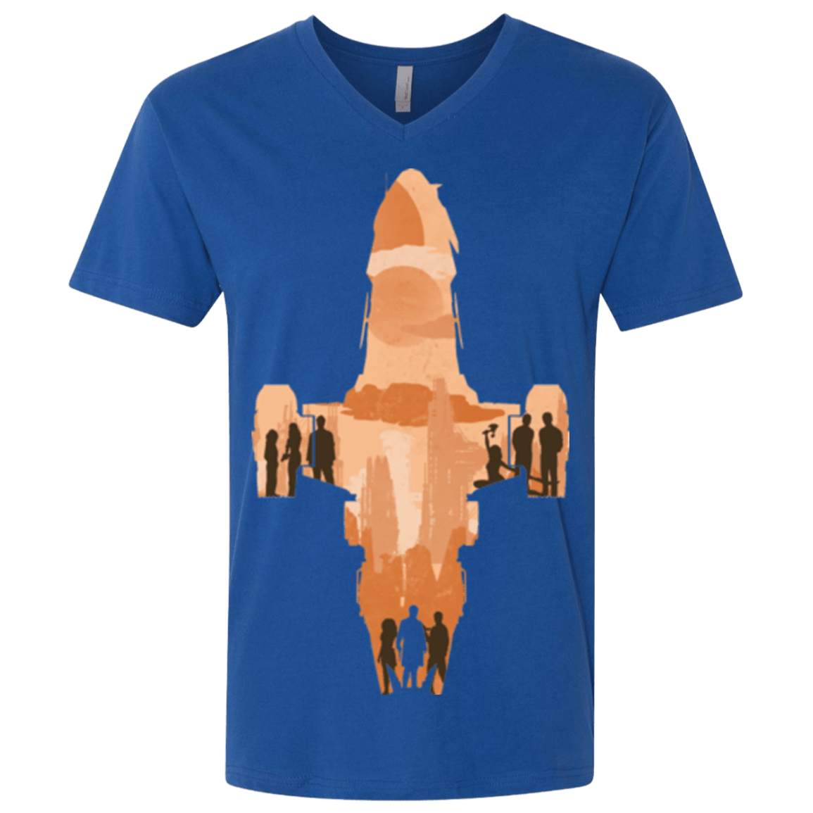 T-Shirts Royal / X-Small The Shiny Ship Men's Premium V-Neck