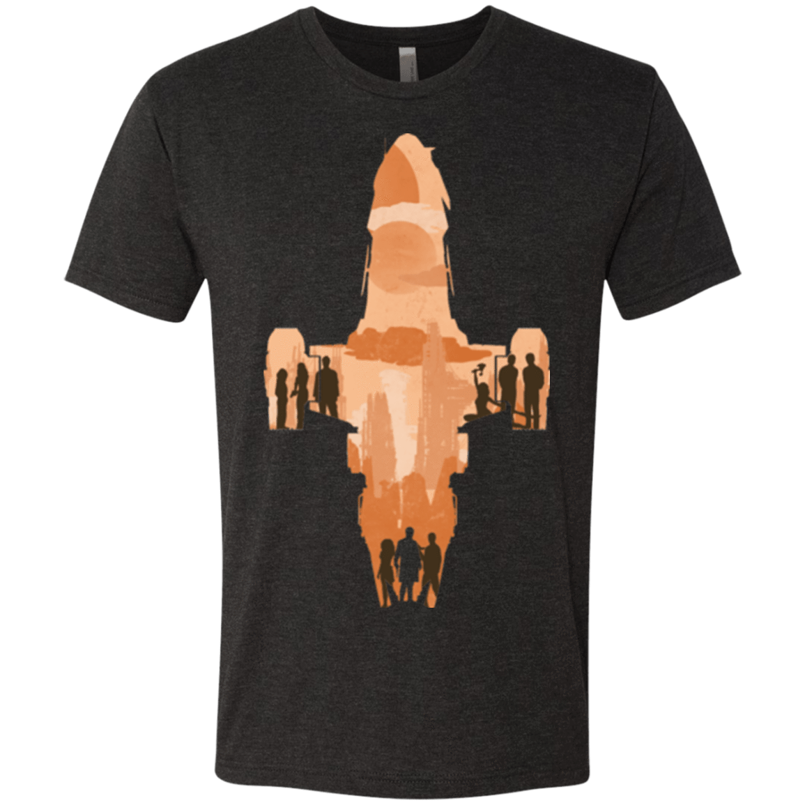 T-Shirts Vintage Black / Small The Shiny Ship Men's Triblend T-Shirt