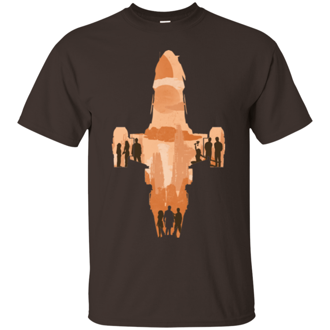 T-Shirts Dark Chocolate / Small The Shiny Ship T-Shirt