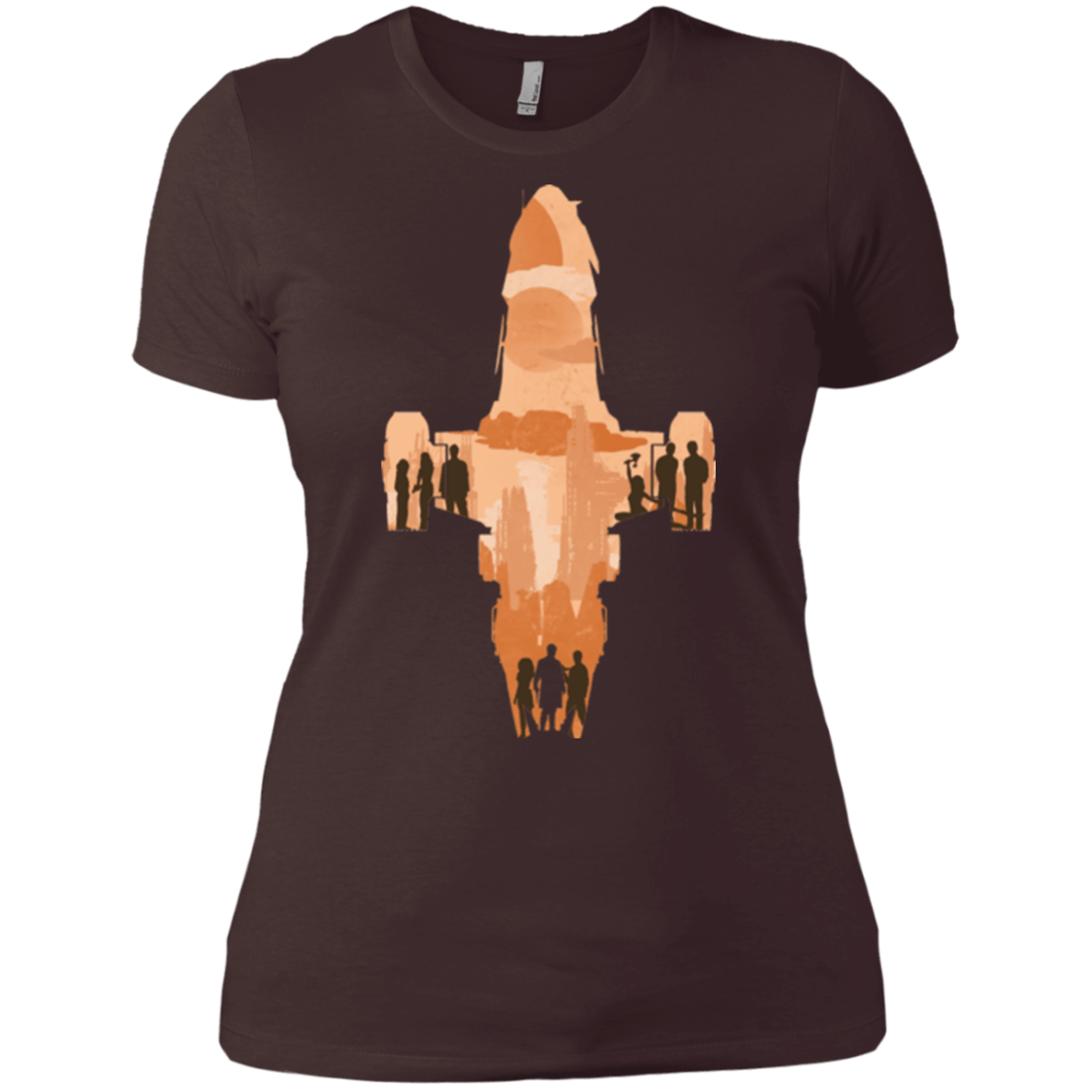T-Shirts Dark Chocolate / X-Small The Shiny Ship Women's Premium T-Shirt