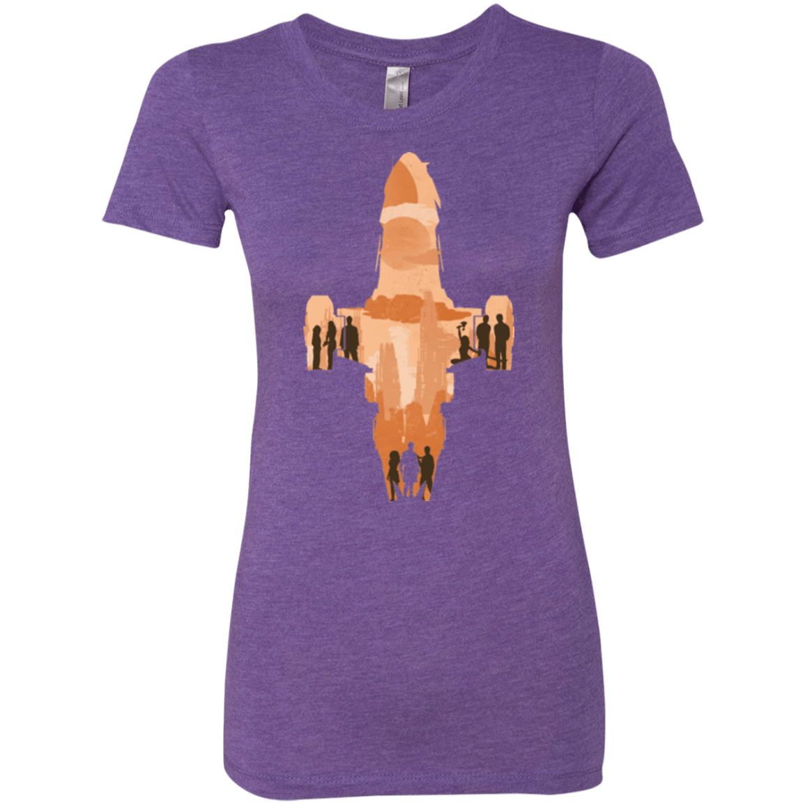 T-Shirts Purple Rush / Small The Shiny Ship Women's Triblend T-Shirt