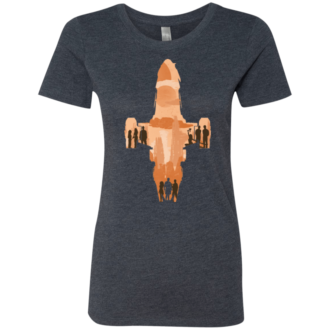 T-Shirts Vintage Navy / Small The Shiny Ship Women's Triblend T-Shirt