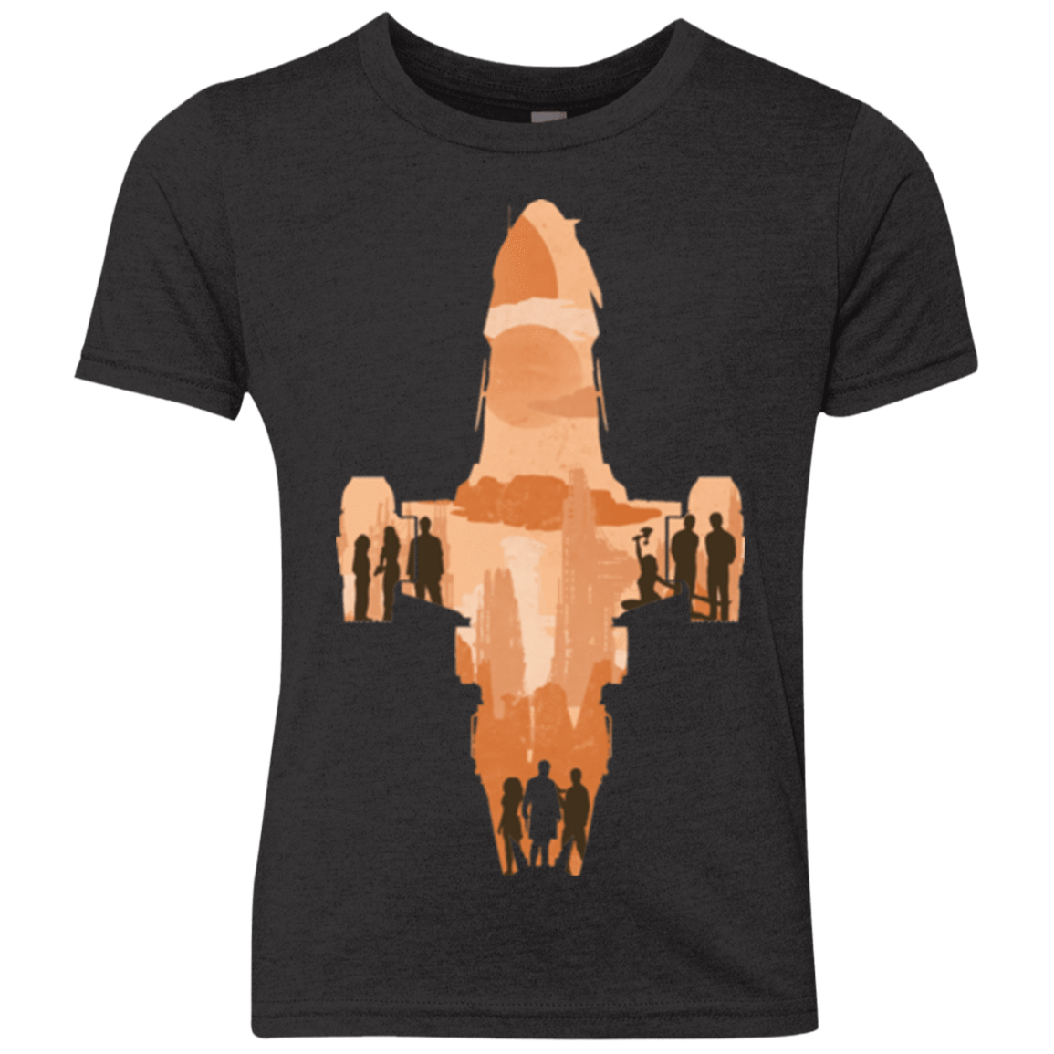 T-Shirts Vintage Black / YXS The Shiny Ship Youth Triblend T-Shirt