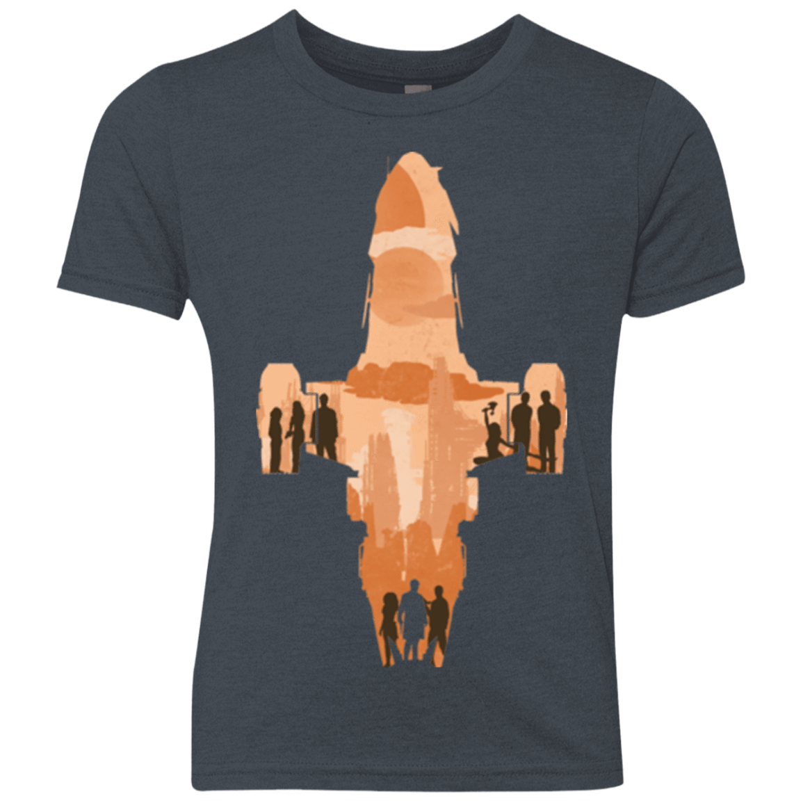 T-Shirts Vintage Navy / YXS The Shiny Ship Youth Triblend T-Shirt