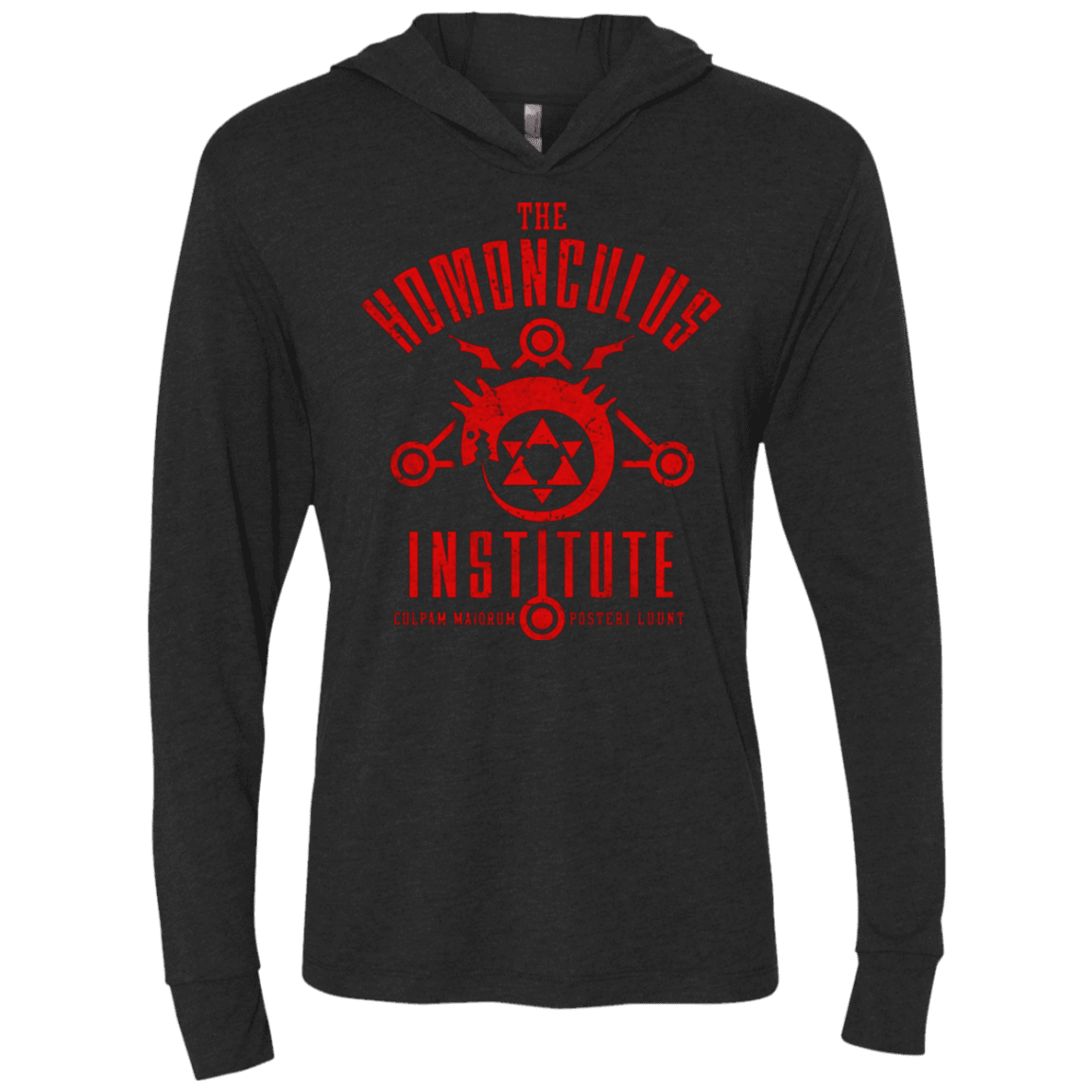 T-Shirts Vintage Black / X-Small The Sins of the Father Triblend Long Sleeve Hoodie Tee