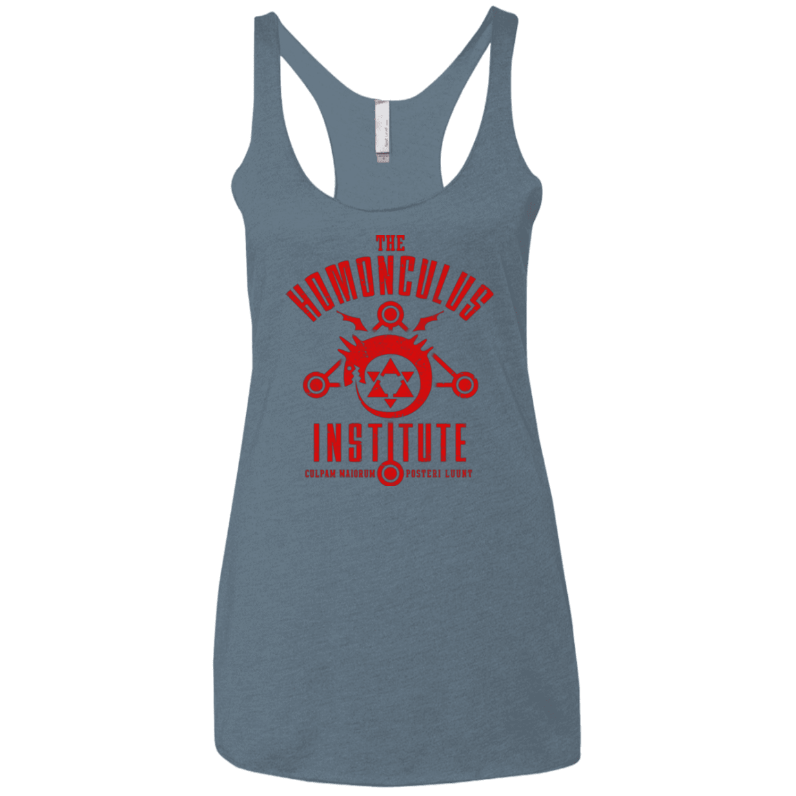 T-Shirts Indigo / X-Small The Sins of the Father Women's Triblend Racerback Tank