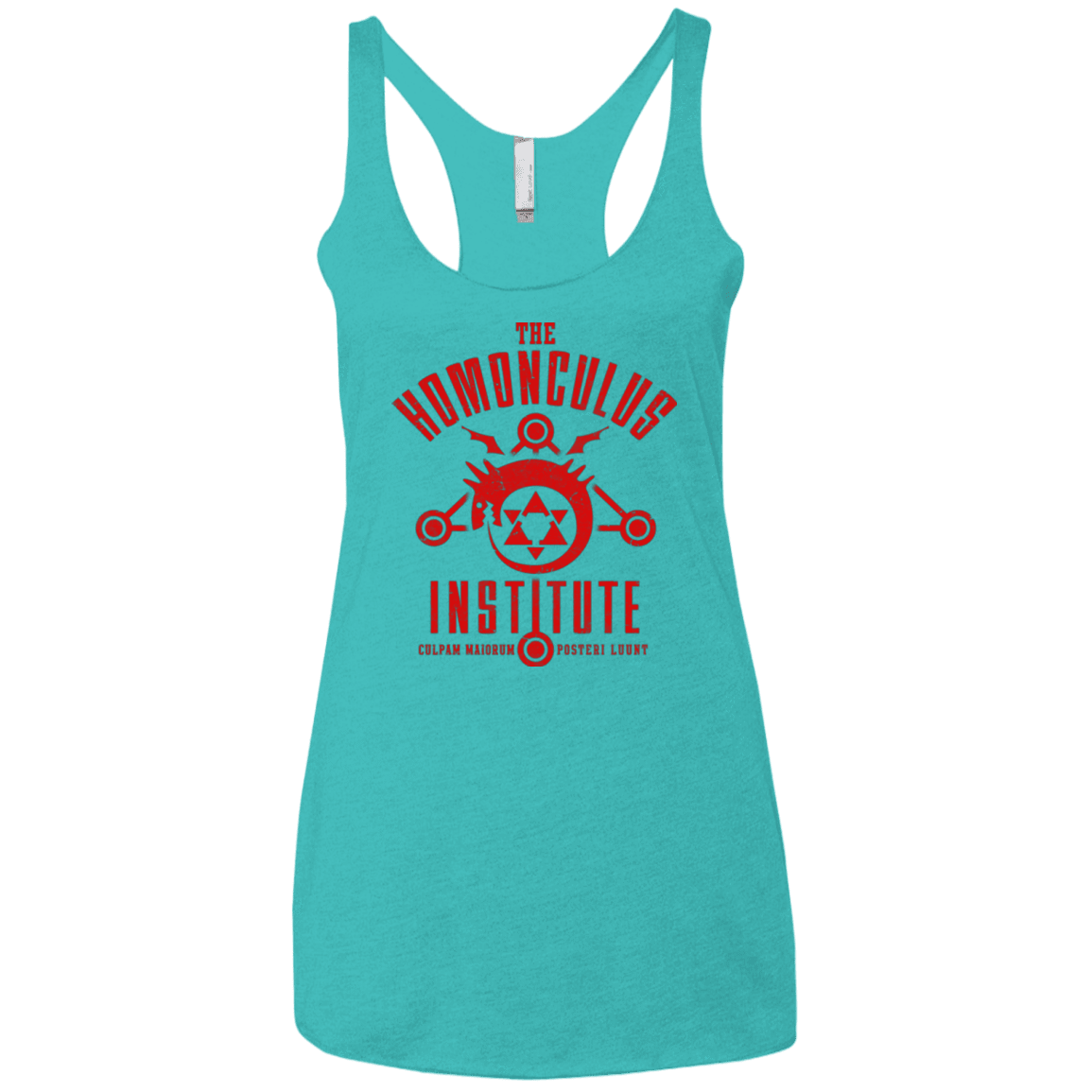 T-Shirts Tahiti Blue / X-Small The Sins of the Father Women's Triblend Racerback Tank