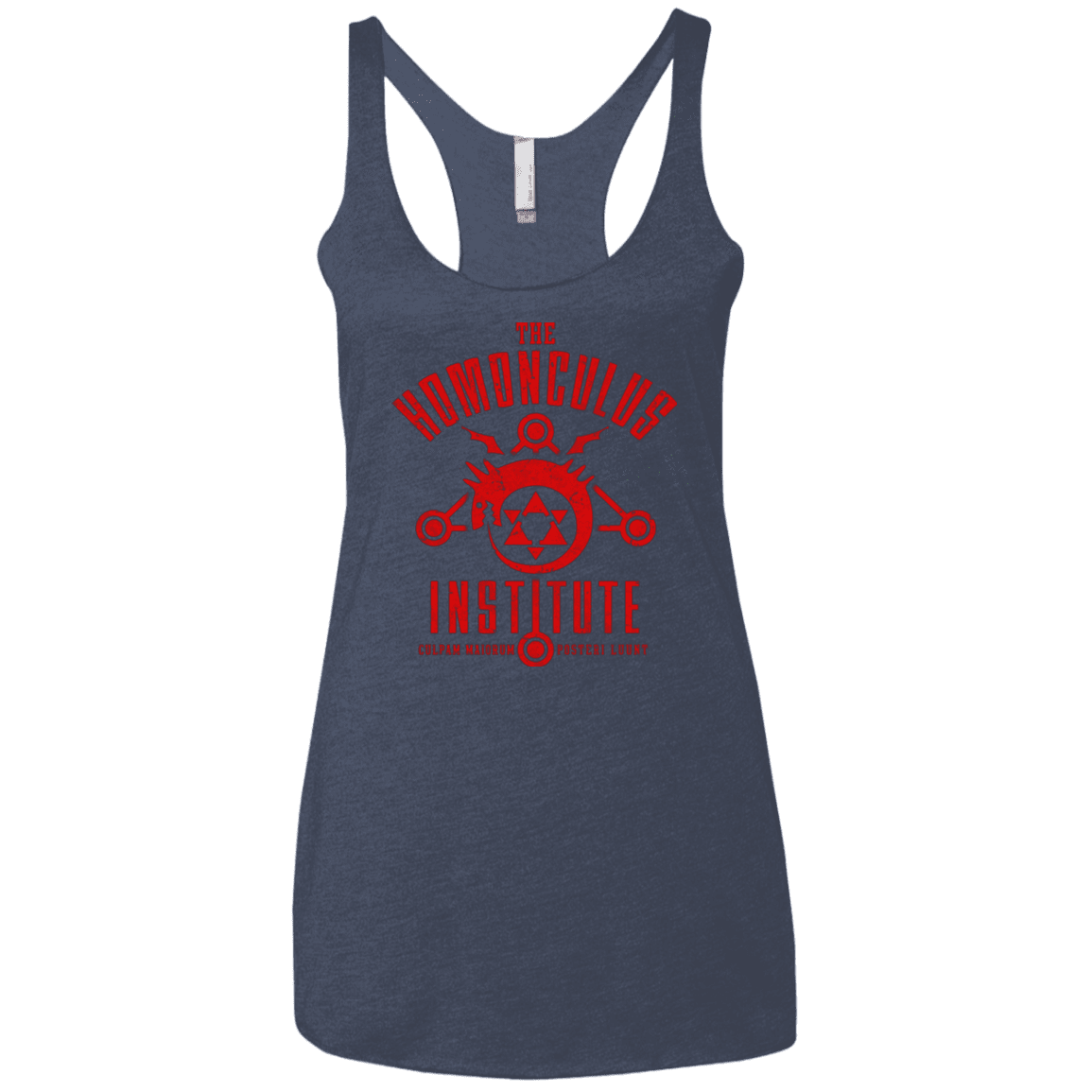 T-Shirts Vintage Navy / X-Small The Sins of the Father Women's Triblend Racerback Tank