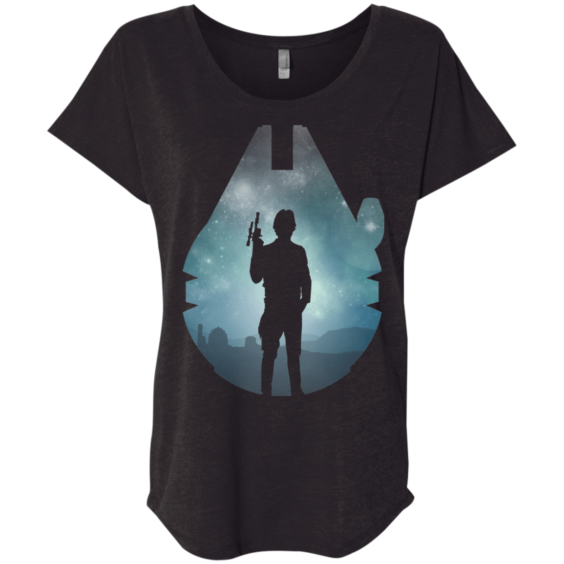 T-Shirts Vintage Black / X-Small The Smuggler Triblend Dolman Sleeve