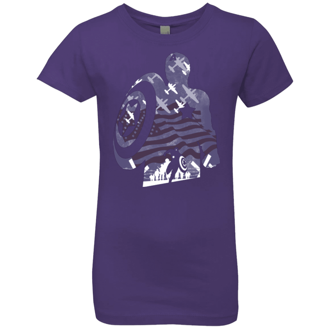 T-Shirts Purple Rush / YXS The Soldier Girls Premium T-Shirt