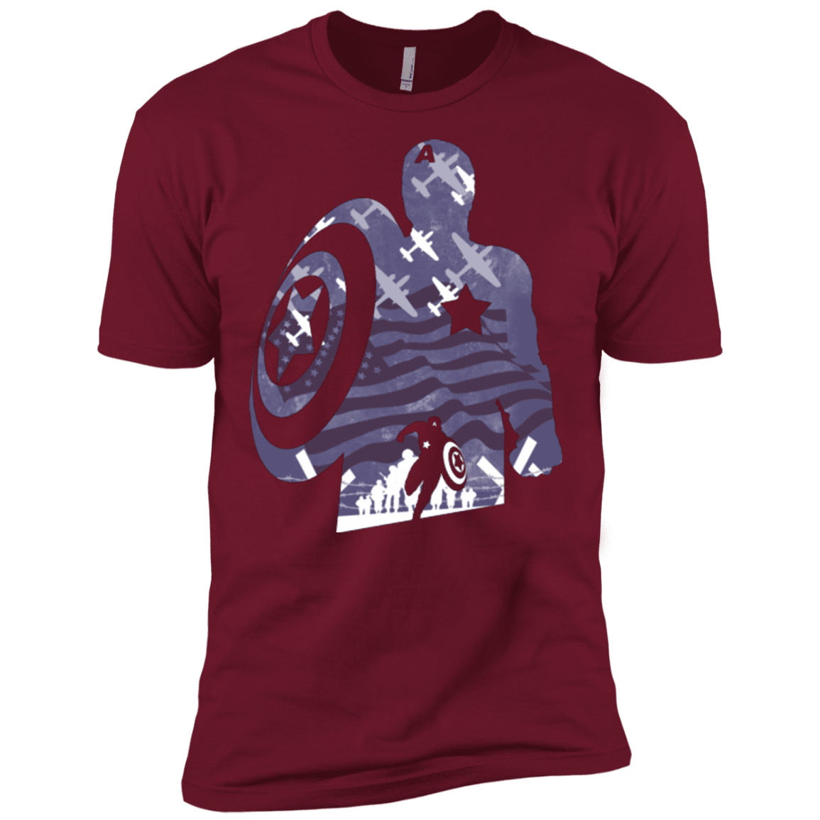 T-Shirts Cardinal / X-Small The Soldier Men's Premium T-Shirt