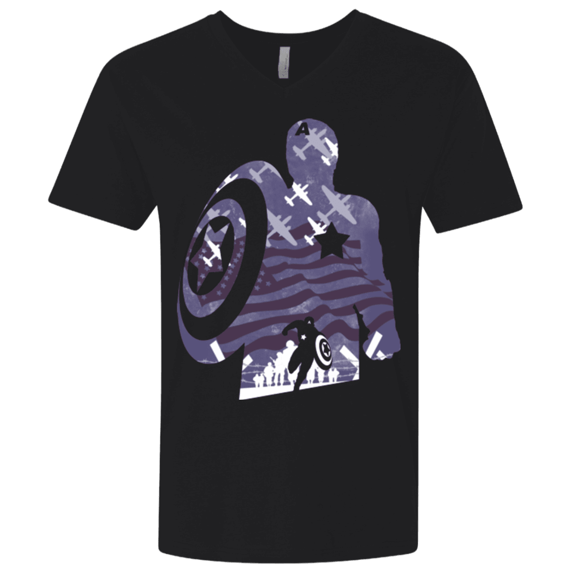 T-Shirts Black / X-Small The Soldier Men's Premium V-Neck