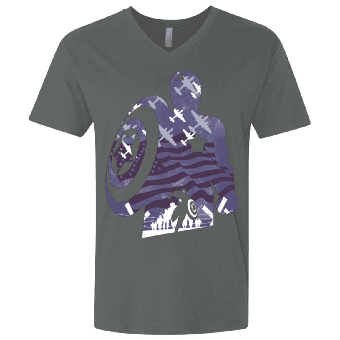 T-Shirts Heavy Metal / X-Small The Soldier Men's Premium V-Neck