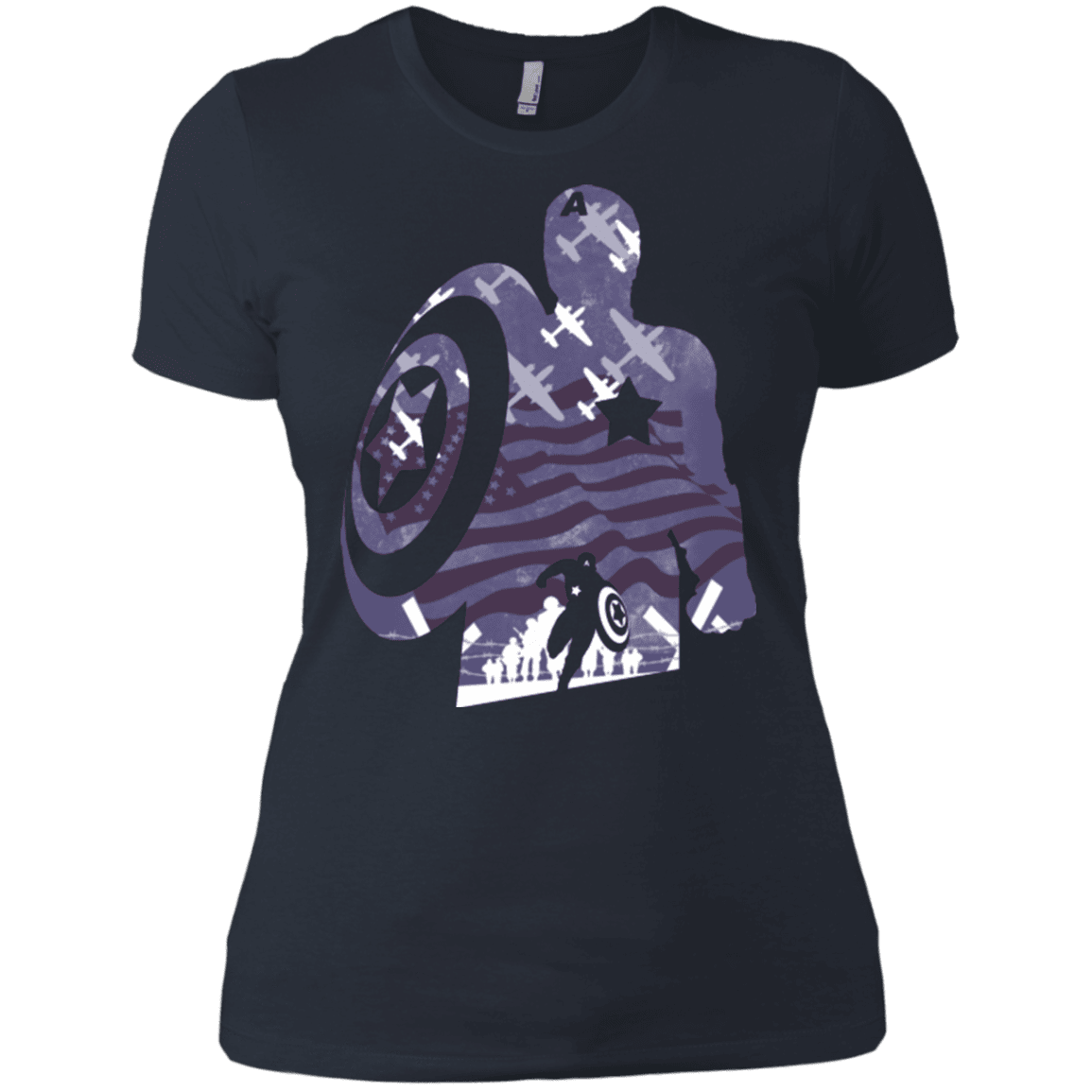T-Shirts Indigo / X-Small The Soldier Women's Premium T-Shirt