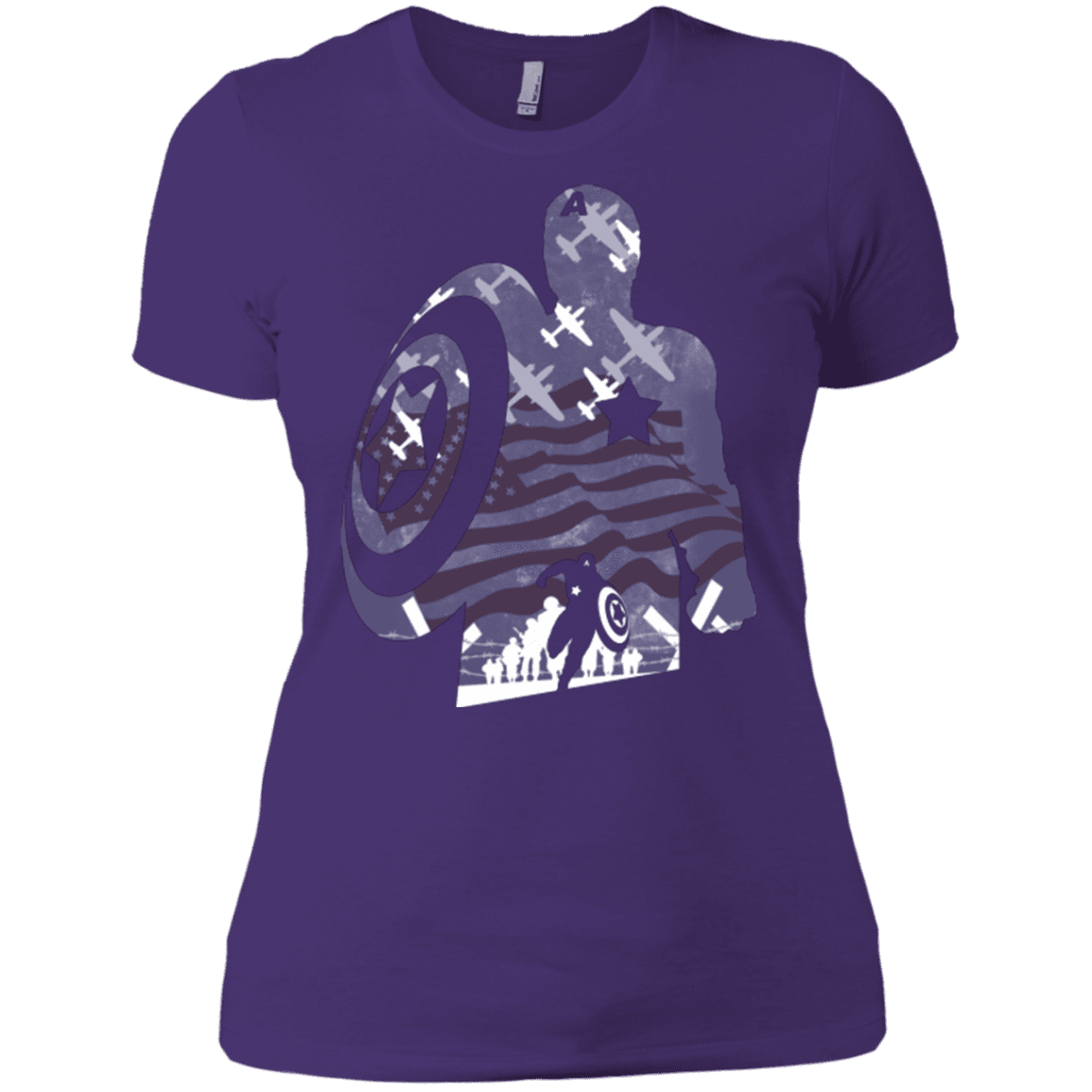 T-Shirts Purple / X-Small The Soldier Women's Premium T-Shirt