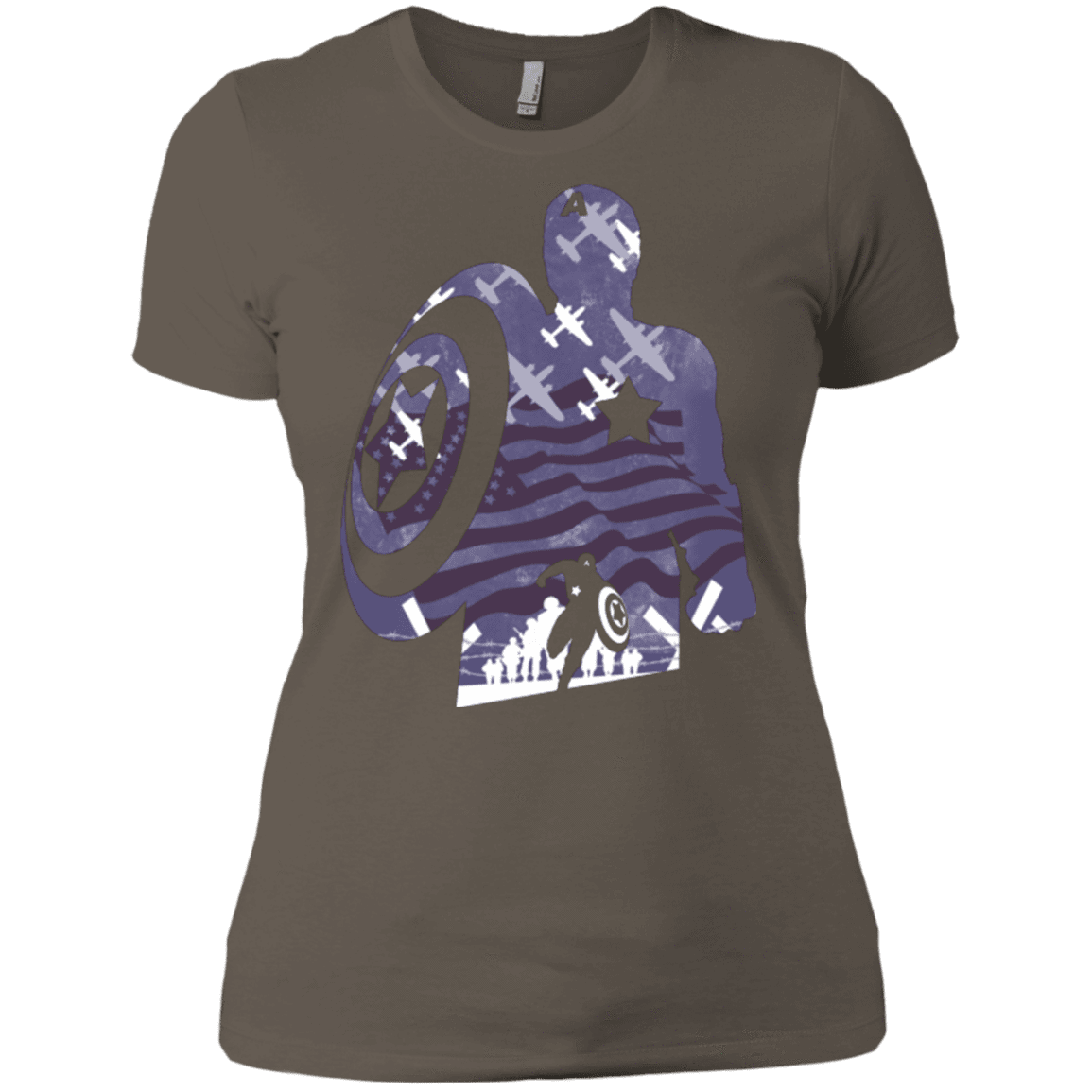 T-Shirts Warm Grey / X-Small The Soldier Women's Premium T-Shirt