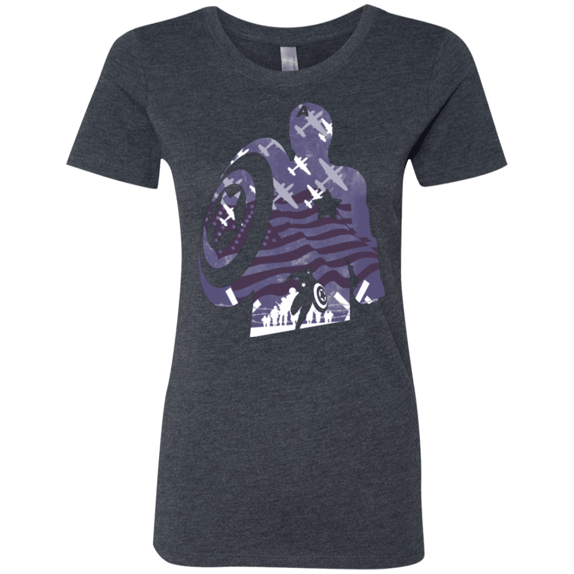 T-Shirts Vintage Navy / Small The Soldier Women's Triblend T-Shirt