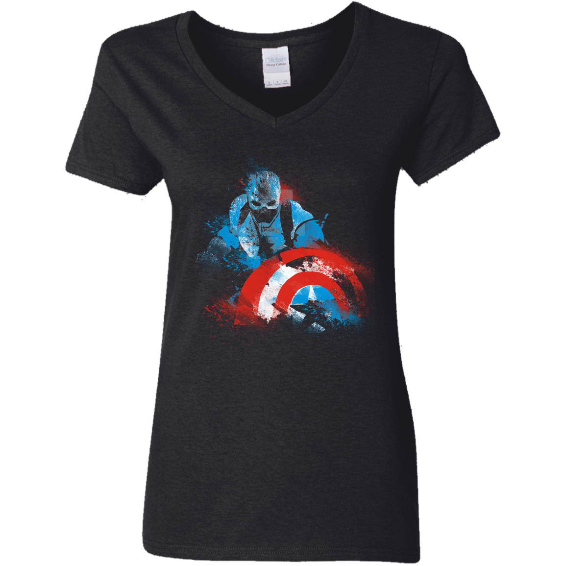 T-Shirts Black / S The Soldier Women's V-Neck T-Shirt